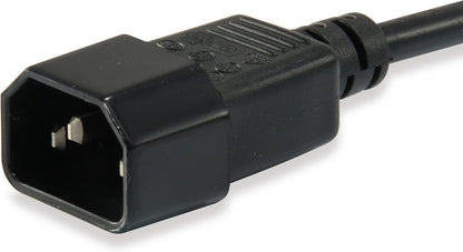 Equip Extension Cable C13 to IEC C14 Male/Female 3m Black