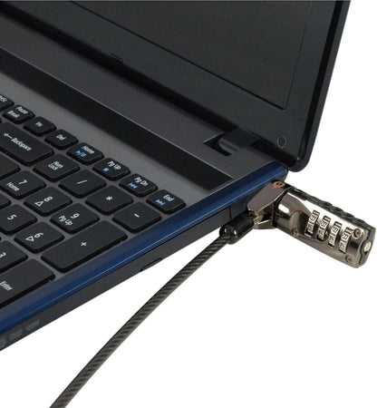 CONCEPTRONIC CUSTODIO01BN - Lucchetto combinato per computer portatile, slot nano-blocco, 1,8 m