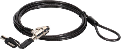 CONCEPTRONIC CUSTODIO02BS - Candado para portátil (1,8 m, con Llave