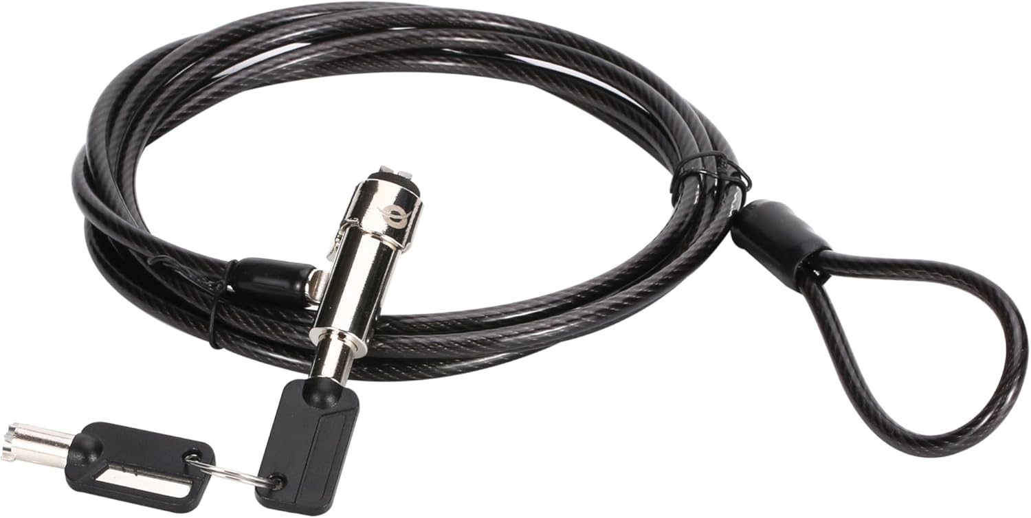 CONCEPTRONIC CUSTODIO02BN Laptop Lock with Key Nano Lock Slot 6ft