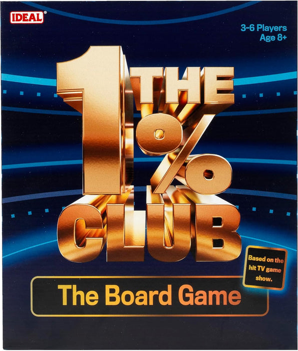 IDEAL | The 1% Club: The Board Game | Family Games | 3-6 Players | Ages 8+