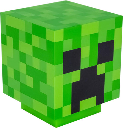 Paladone Minecraft Pig Bank 19cm-Officially Licensed Merchandise, Pink & Minecraft Creeper Light with Official Creeper Sounds, Battery Powered