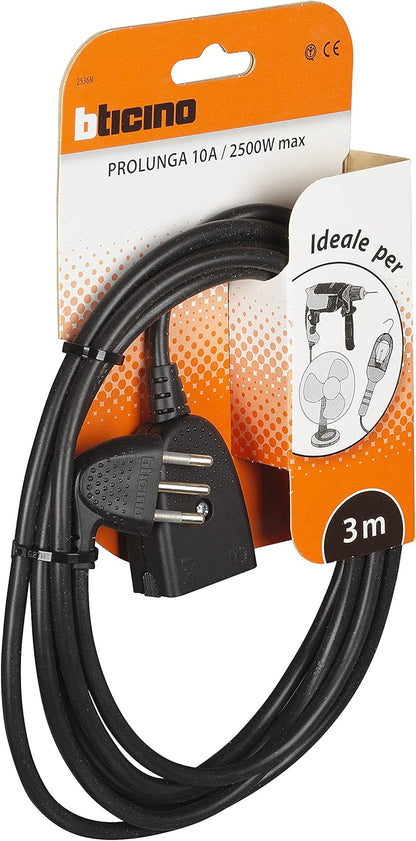 Prolunga 3M 2P+T Sp./Pr.10A Nera