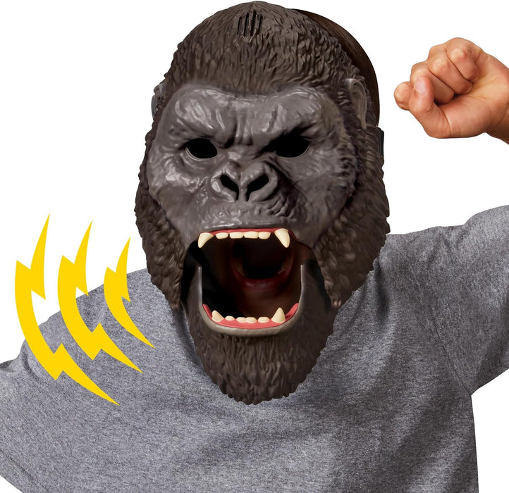 Godzilla x Kong: The New Empire, Authentic Interactive Kong Mask, Realistic Representation of Iconic Movie Character, Includes Flexible Chin Strap to Mirror Your Movements