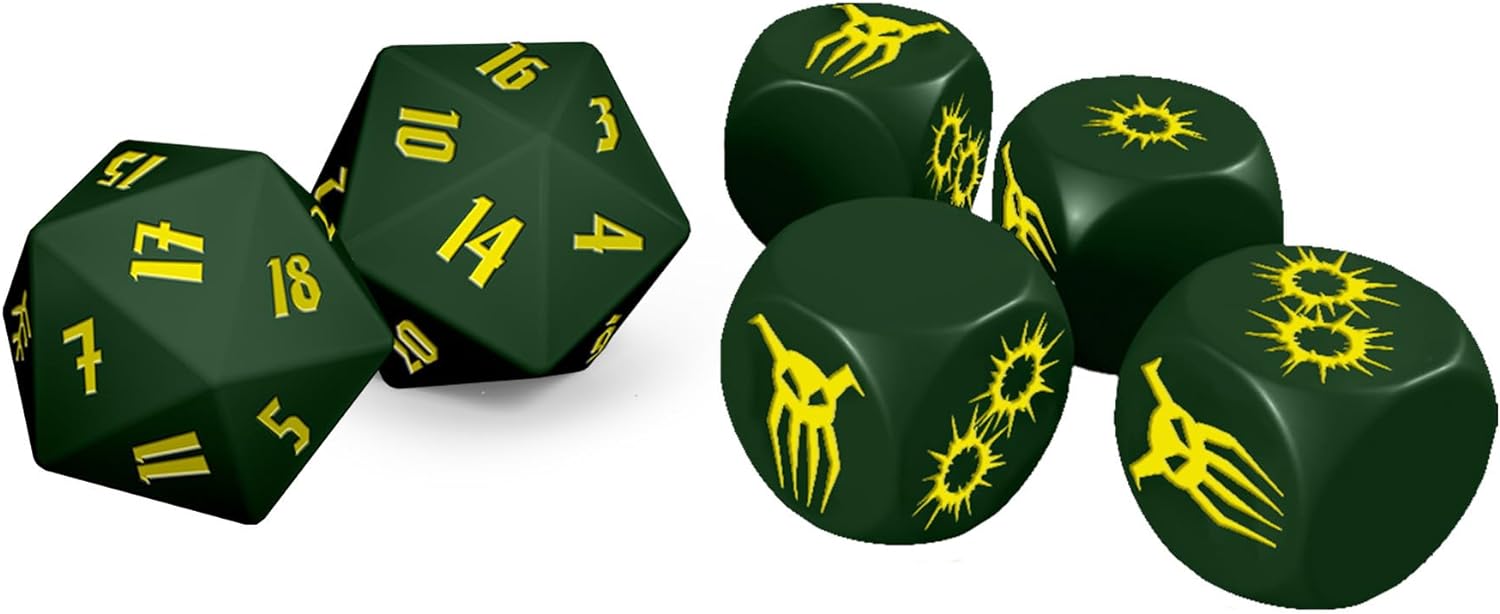Modiphius Entertainment: Achtung! Cthulhu: Starter Set - RPG Boxed Set w/ 2 Books, Maps, Dice & Character Sheets, 2d20 System, Pulp Horror Roleplaying