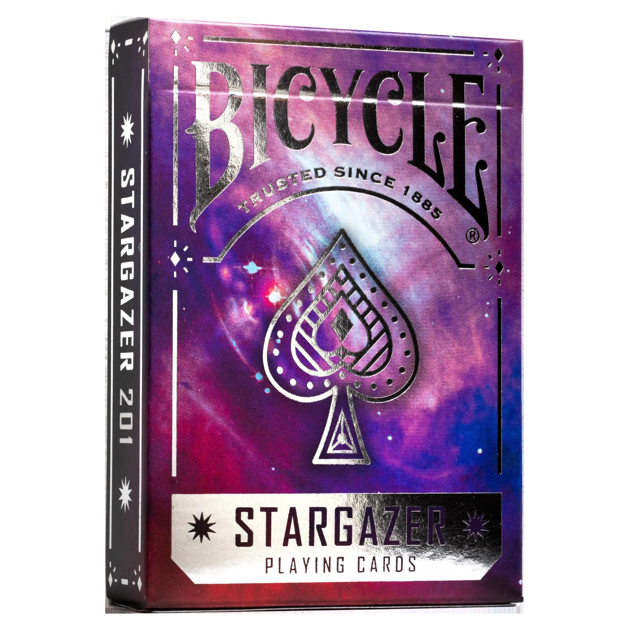 Bicycle - Jeu de 54 Cartes à Jouer - Stargazer 201 - Jeu emblématique - Magie/Carte Magie, Violet