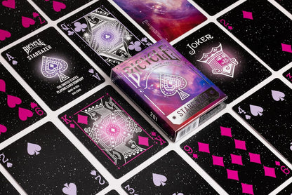 Bicycle - Jeu de 54 Cartes à Jouer - Stargazer 201 - Jeu emblématique - Magie/Carte Magie, Violet