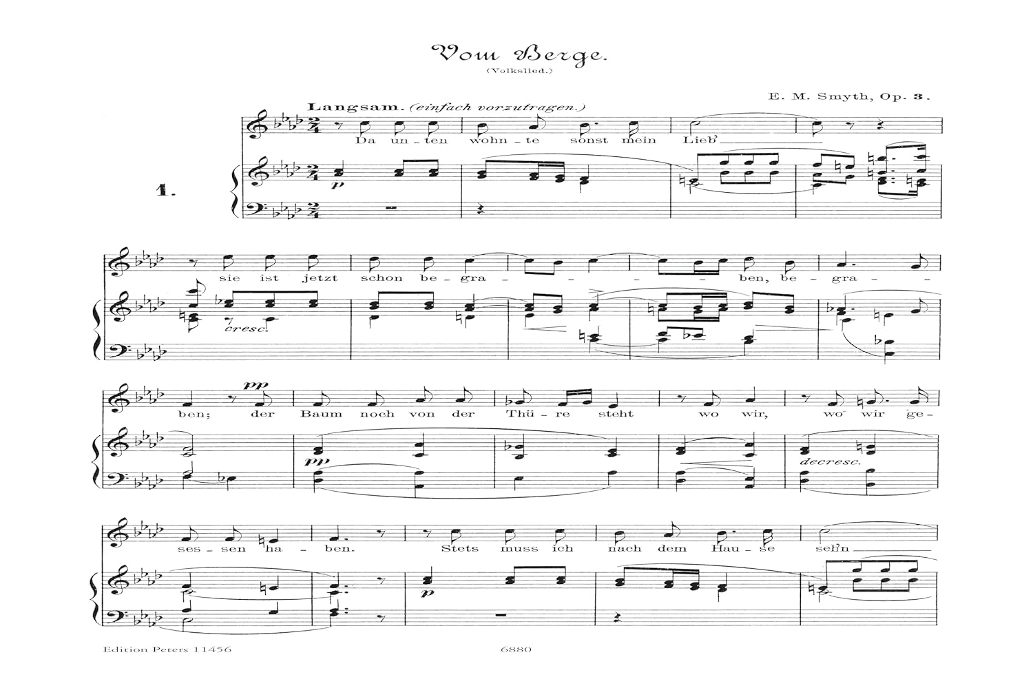 Lieder Und Balladen Opus 3