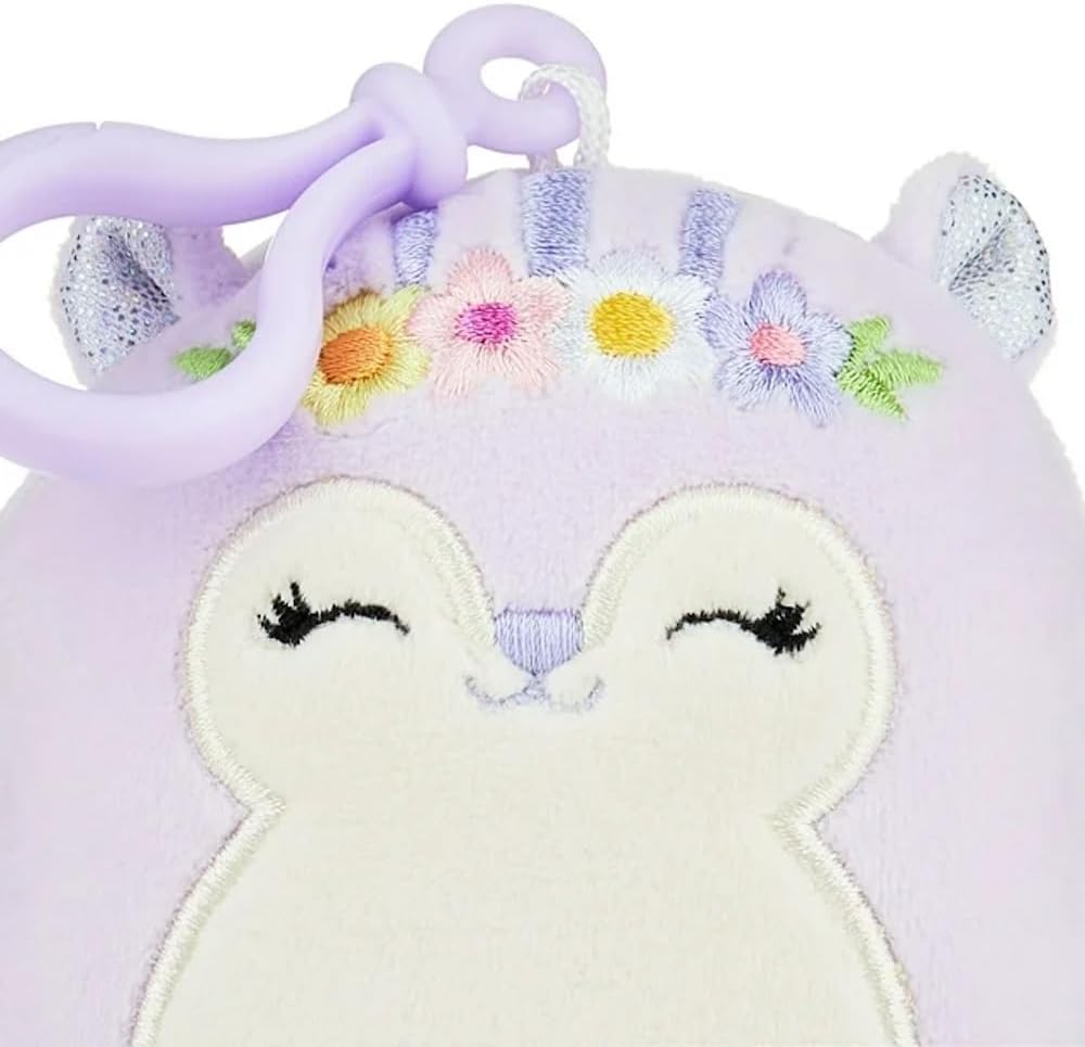 squishmallows Sydnee The Squirrel - Clip pasquale da 8,9 cm