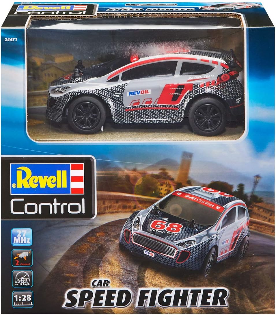 Revell GmbH 24471 Rallye 27 MHz-afstandsbediening RC Car Speed Fighter, kleurrijk