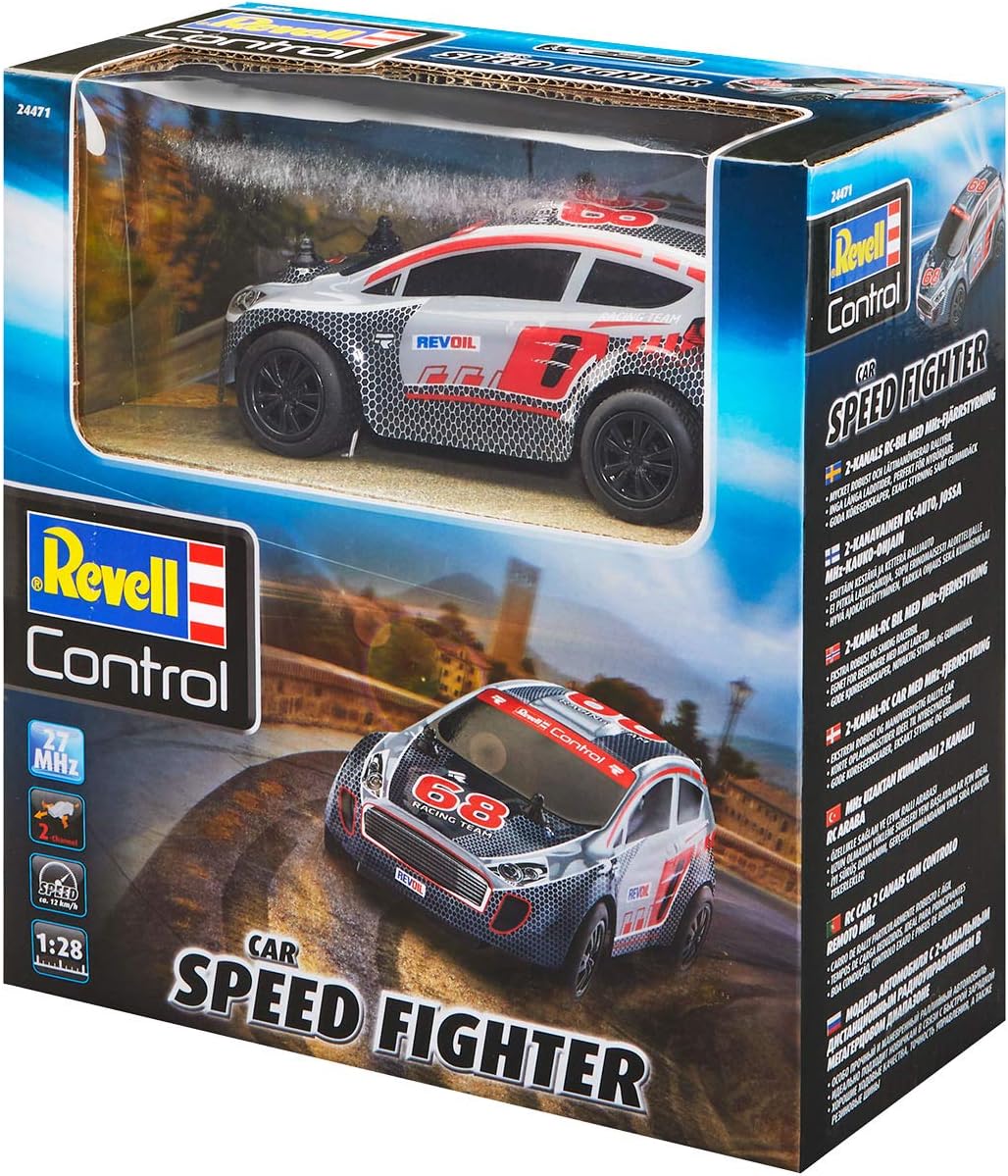 Revell GmbH 24471 Rallye 27 MHz-afstandsbediening RC Car Speed Fighter, kleurrijk