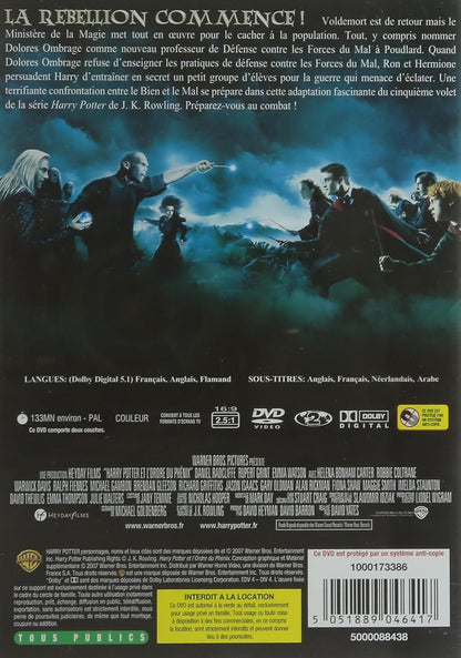 Harry Potter Et L Ordre Du Phenix
