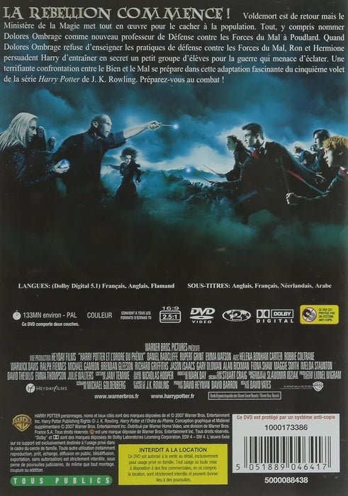 Harry Potter Et L Ordre Du Phenix