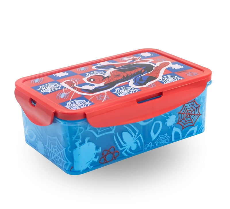 Stor - Lunch Box w/Removable Compartments - Spider-Man (088808737-74745