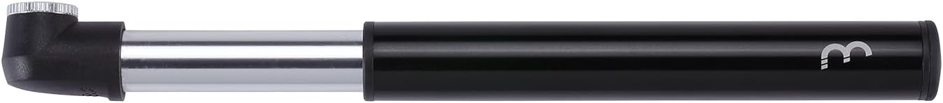 BBB Cycling SingleShot Mini Pump Bike I 160mm Small Bike Pump Lightweight I 30 cc Bike Pump Presta Valve I Tubeless Friendly Cycle Pump I BMP-101