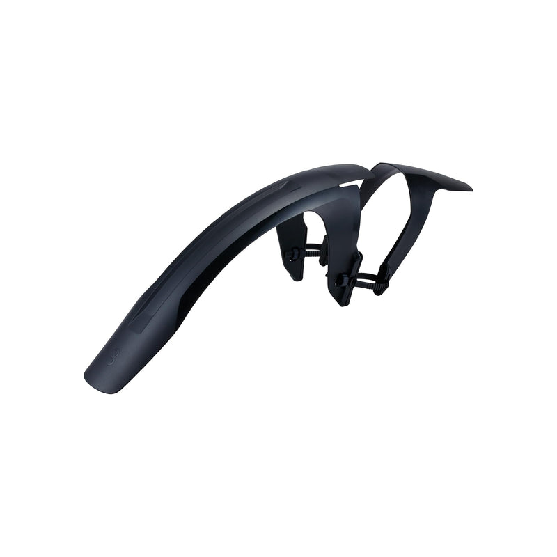 BBB Cycling FullGuard Front Fender | Mud Guard For Mountain Bike | (E-) MTB Mudguard | Easy Installation Quick Release System | For Regular and Aero Seatposts | Wheel Size: 27,5 and 28 Inch | BFD-61F