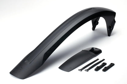 BBB Cycling FullGuard Rear Fender | Mud Guard For Mountain Bike | (E-) MTB Mudguard | Easy Installation Quick Release System | For Regular and Aero Seatposts | Wheel Size: 27,5 and 28 Inch | BFD-61R