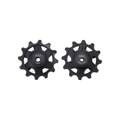 BBB Cycling RollerBoys 12T SR Pulley Wheels | SRAM Compatible | High Performance Composite Material | 12-speed Groupsets |Durable and Efficient Derailleur Jockey Wheels | BDP-10