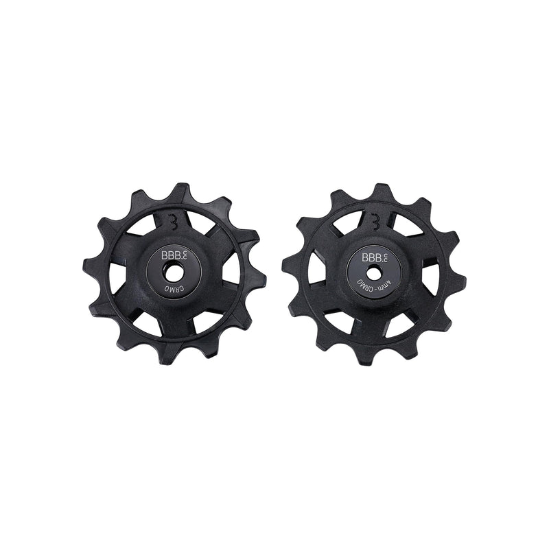 BBB Cycling RollerBoys 12T SR Pulley Wheels | SRAM Compatible | High Performance Composite Material | 12-speed Groupsets |Durable and Efficient Derailleur Jockey Wheels | BDP-10