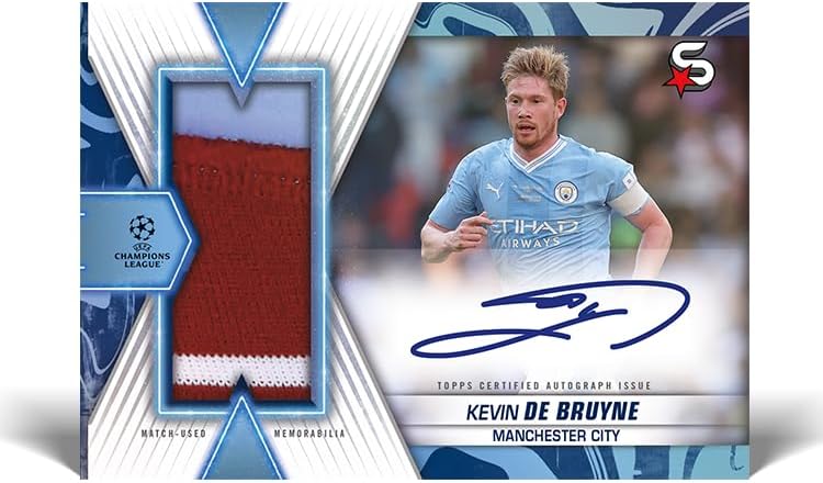 Topps UCC Superstars 23/24 - Value Box - 8 packets of UEFA Superstars 2024 including 4 Golden Pixel Parallel cards (8 cards per packet/64 cards)