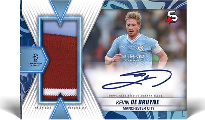 Topps UCC Superstars 23/24 - Value Box - 8 packets of UEFA Superstars 2024 including 4 Golden Pixel Parallel cards (8 cards per packet/64 cards)