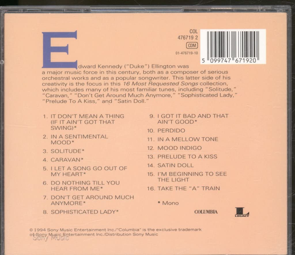 Duke Ellington-16 Most Requested Songs