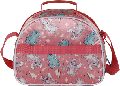 Disney Lilo e Stitch Thing-Porta Merenda 3D, Rosa, 25.5 x 20 cm