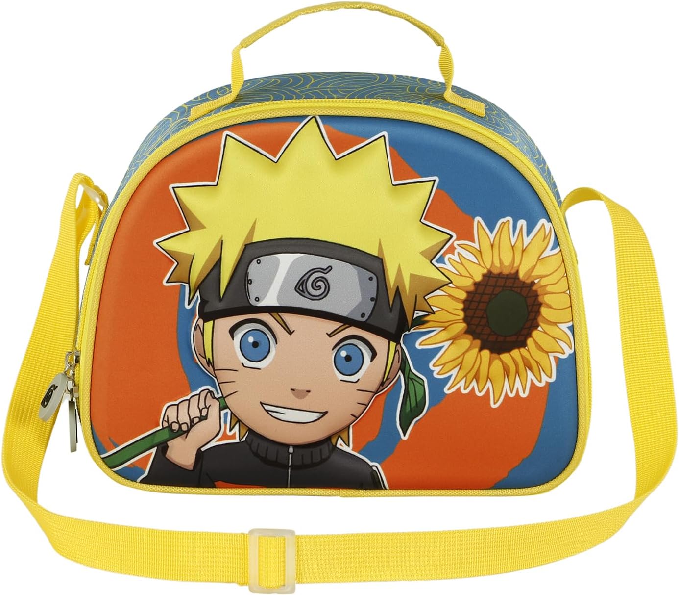 Naruto Peace-Porta Merenda 3D, Multicolore, 25.5 x 20 cm
