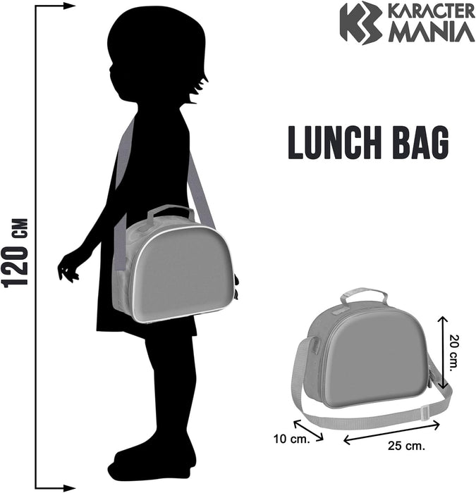 Naruto Peace-3D Lunch Bag, Multicolour, 25.5 x 20 cm