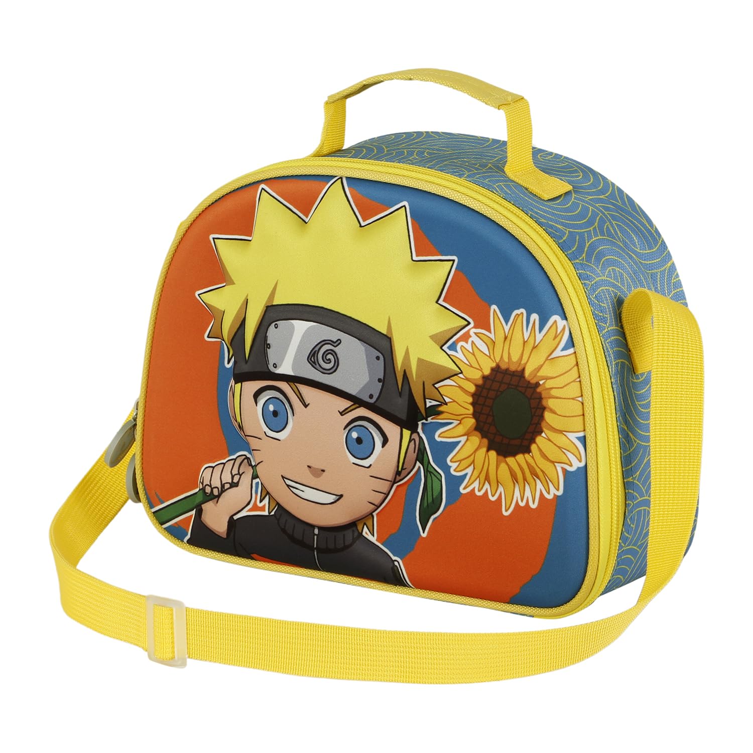 Naruto Peace-Porta Merenda 3D, Multicolore, 25.5 x 20 cm