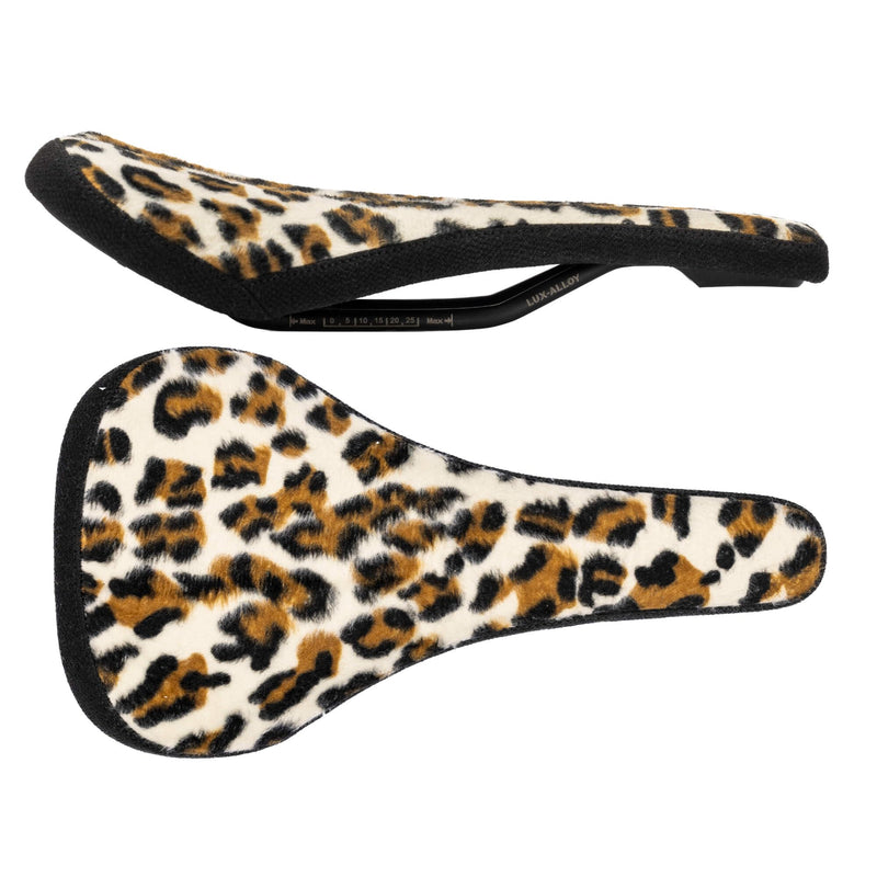SDG Bel-AIR 3.0 Traditioneller Lux-Legierungsschiene, Tiersattel, Leopard