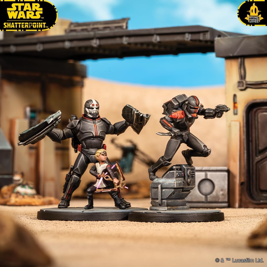 Atomic Mass Games | Star Wars Shatterpoint: Clone Force 99 | Squad Pack | Juego de Miniaturas | A Partir de 14 Años | para 2 Jugadores | 90 Minutos por Partida | Multilenguaje (Incluye Español