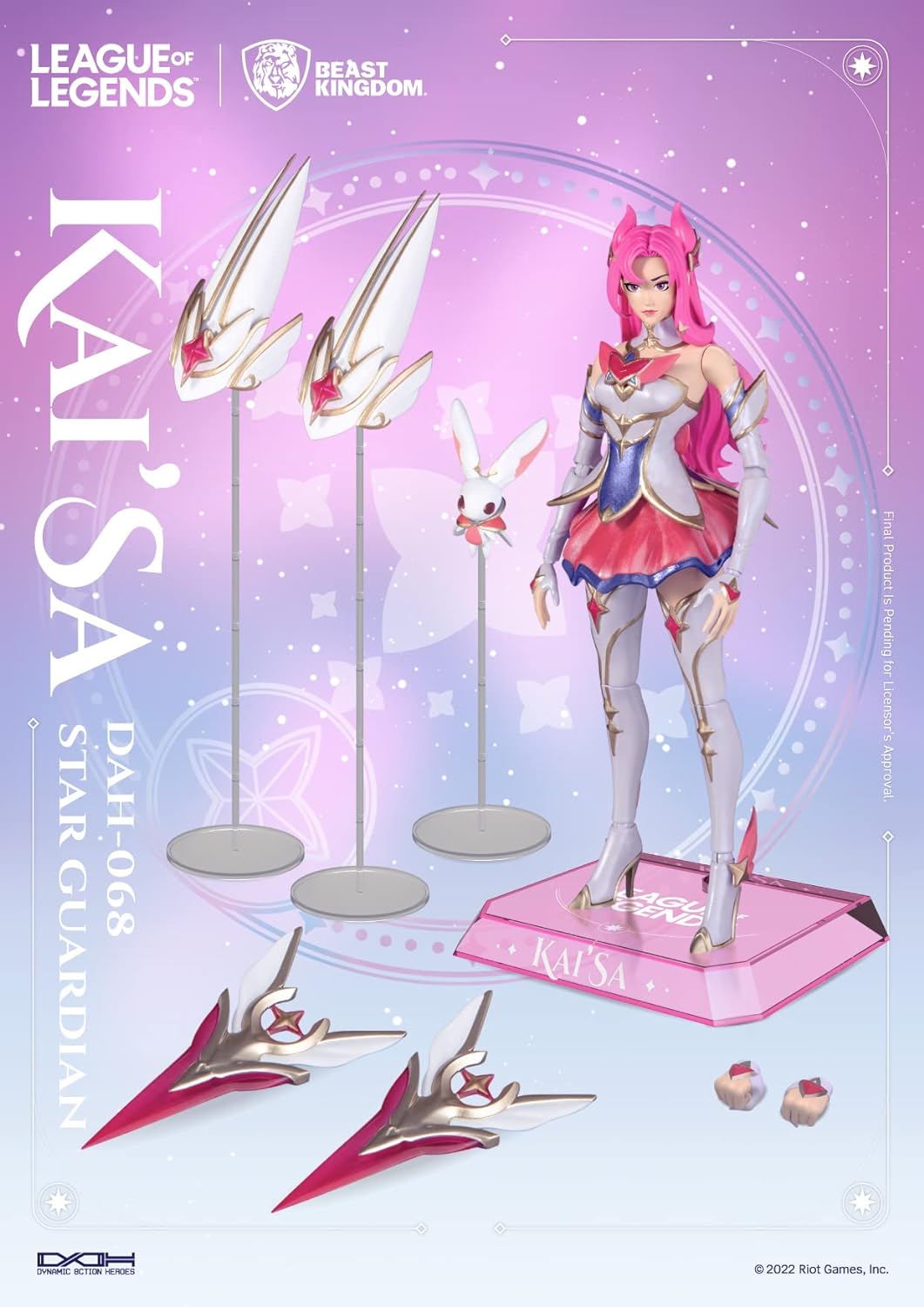 Beast Kingdom League of Legends: Star Guardian Kai’Sa DAH-068 Dynamic 8-ction Heroes Action Figure