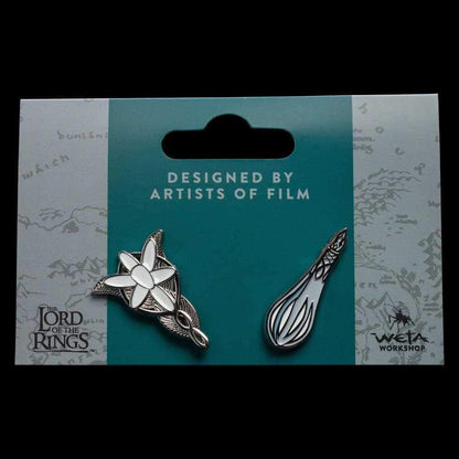 Weta Collectibles Lord of The Rings Collectors Pins 2-Pack Evenstar & Galadriel's Phial