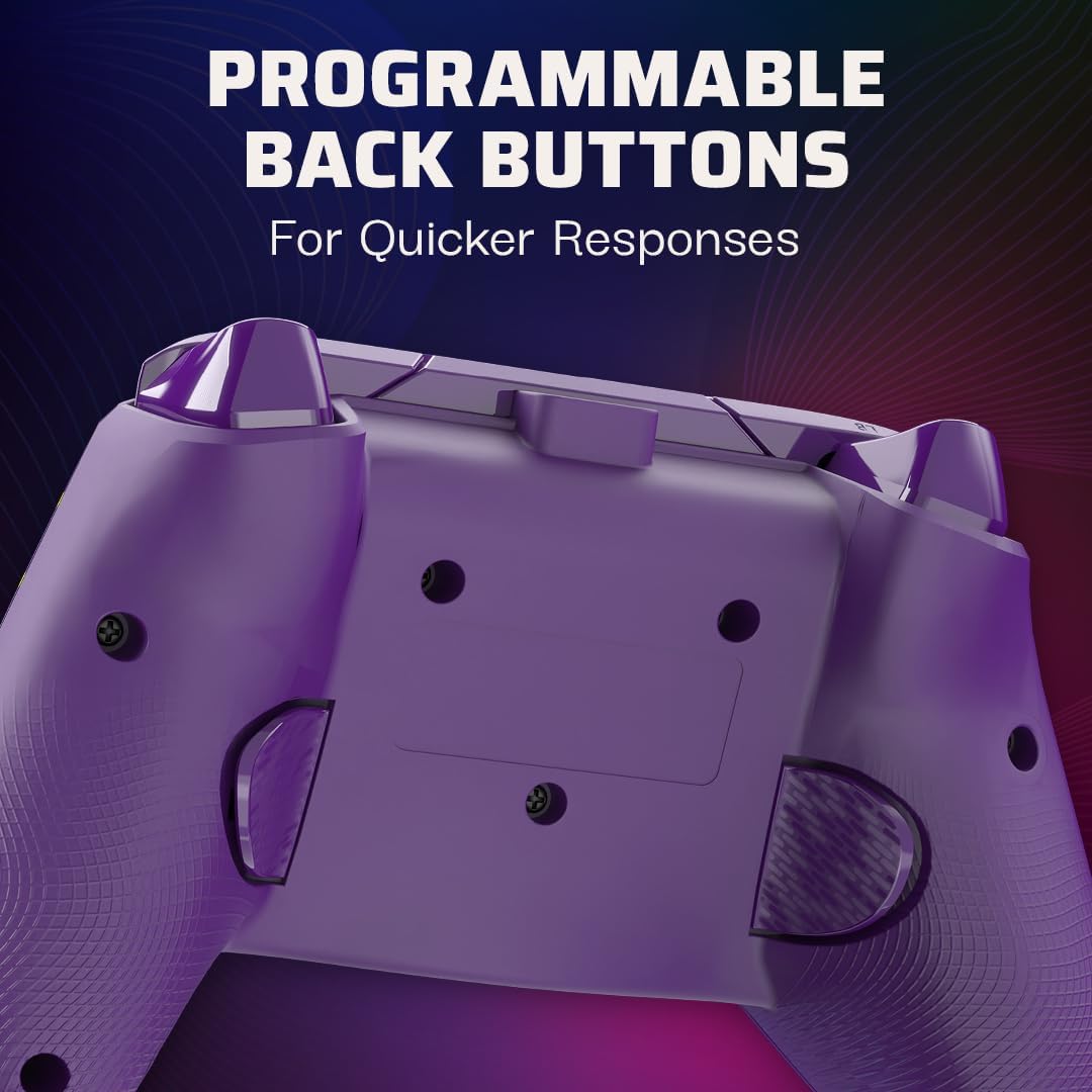 PDP - Manette filaire Afterglow Wave Violette pour Xbox Series X|S, Xbox One et Windows 10/11