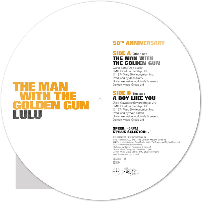 James Bond - The Man With The Golden Gun Picture Disc