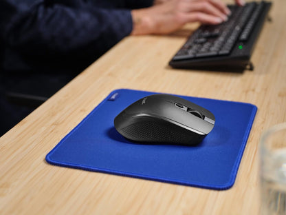 Trust Ozaa+ Multidevice Wireless Mouse Bluetooth + 2.4GHz, Programmable Silent Mouse, Side Scroll Wheel, 60% Recycled Plastics, Rechargeable Bluetooth Mouse for Laptop PC Computer Mac