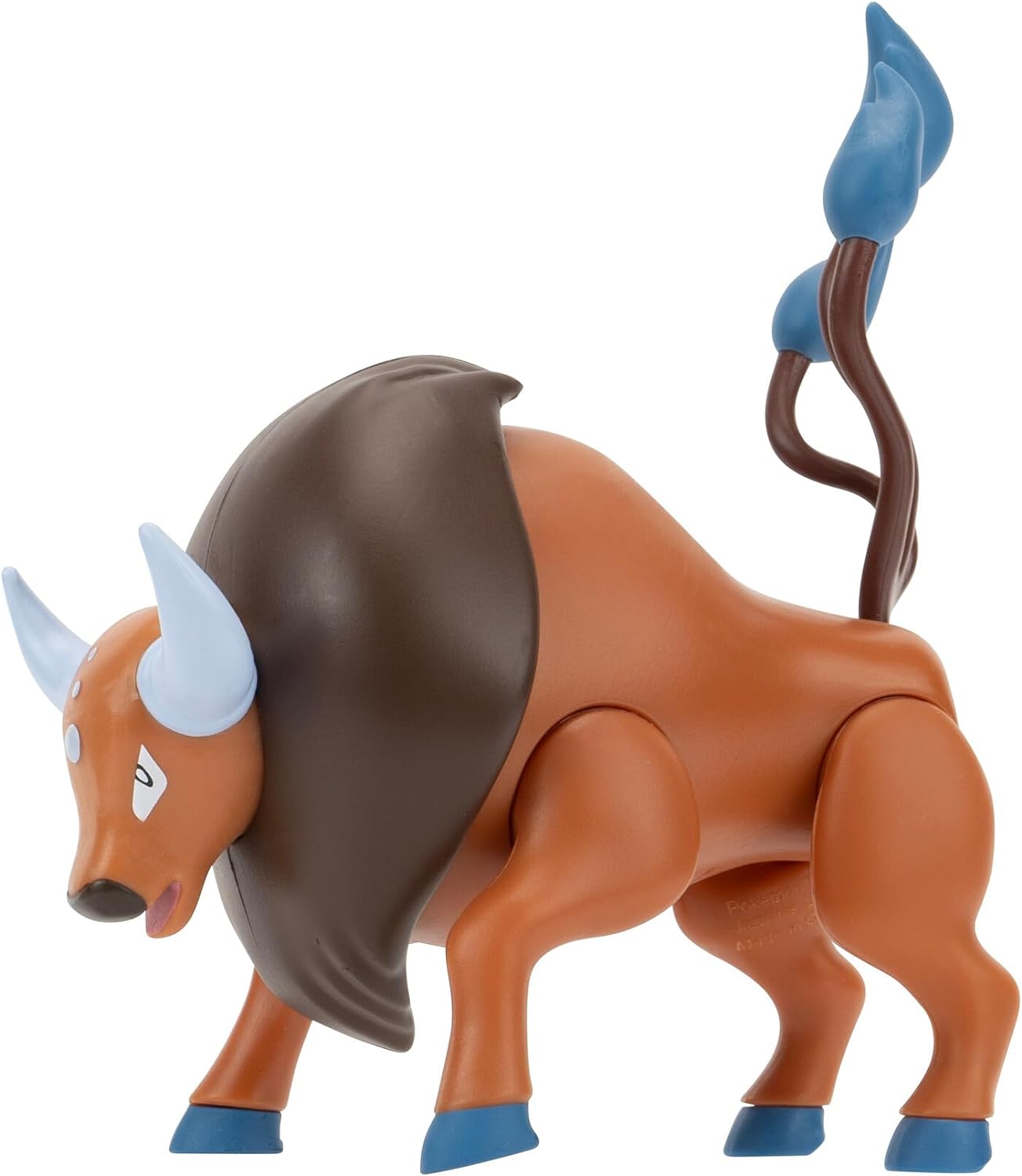 Pokémon Tauros Battle Feature Figure - 4.5-Inch Tauros Battle Ready Figure with Leg Kick Attack