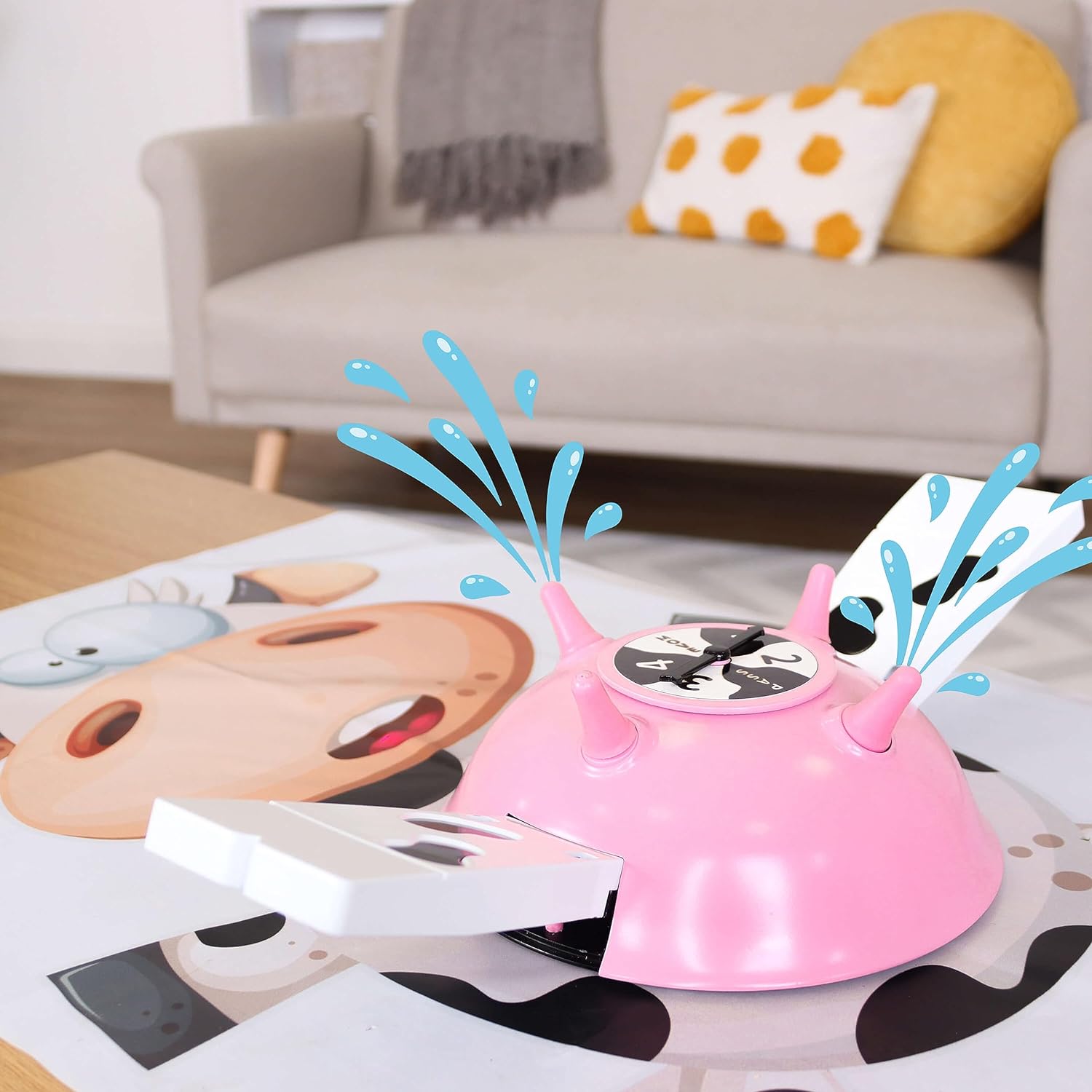 Squirty Gertie 3780 Cow Board Game, Pink, One Size