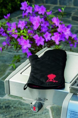 Weber Premium Ovenwant | Katoen & Polyester | Handschoen Voor Veilig Barbecueën | 1 Maat | Zwart (6472