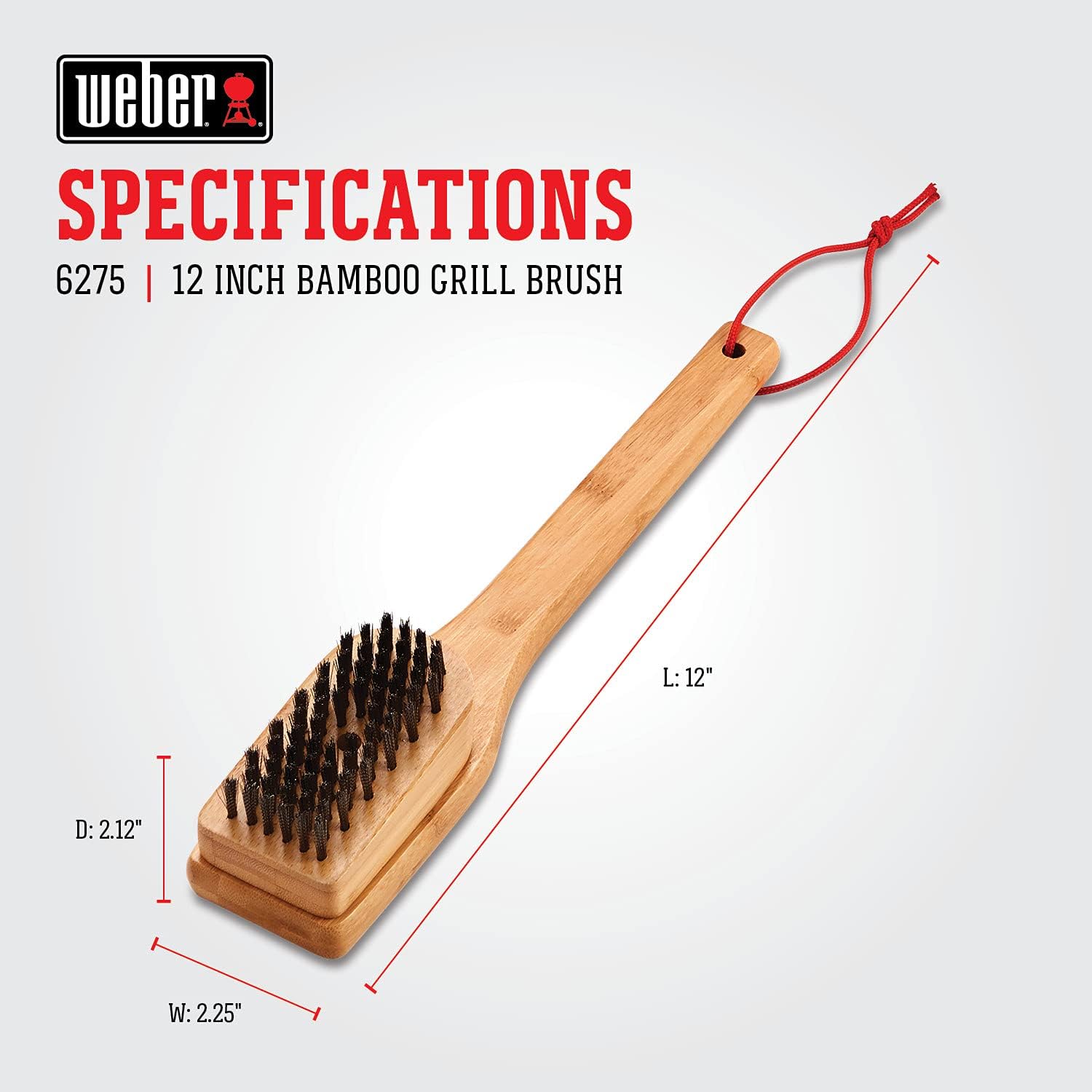 Weber - Bamboo Grill Brush ( 12 In / 30.5CM )