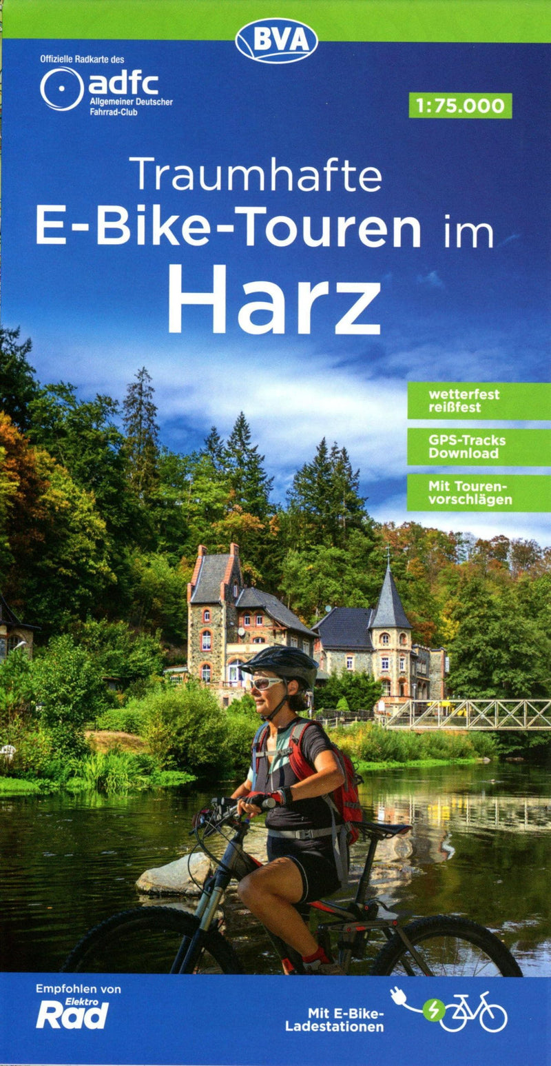 Harz E-Bike touren cycling map