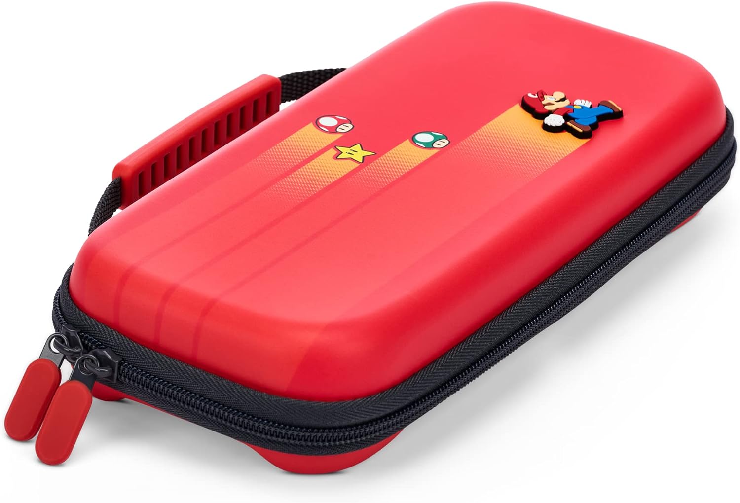 PowerA Protection Case for Nintendo Switch, Switch Lite & OLED Model, Hard Shell Protective Pouch with Carry Handle and 9 Game Cards Storage, Official: Speedster Mario Protection Case Speedster Mario
