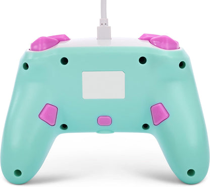 PowerA Enhanced Wired Controller for Nintendo Switch and Oled Model, Advance Gaming Buttons, 3.5mm Stereo Jack and Anti-Friction Rings, Officially Licensed: Pokémon: Sweet Friends