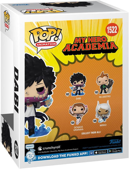 Funko Pop! Animation: My Hero Academia (MHA) - (MHA) 2 - Dabi - (Flames) - Collectable Vinyl Figure - Gift Idea - Official Merchandise - Toys for Kids & Adults - Anime Fans
