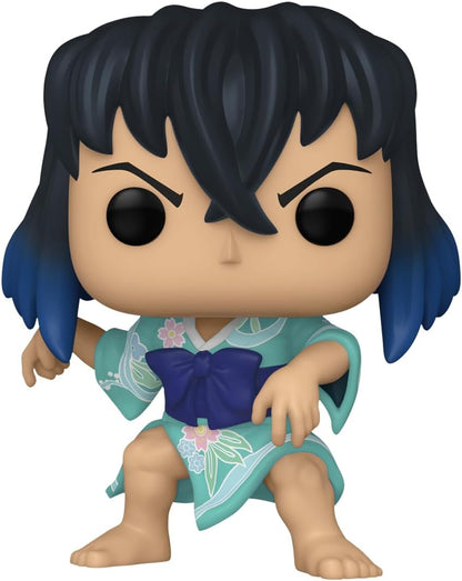 Funko Pop! Animation: Demon Slayer - Inosuke Hashibira - (Kimono) - Guardianes de la Noche - Figura de Vinilo Coleccionable - Idea de Regalo - Mercancia Oficial - Juguetes para Niños y Adultos