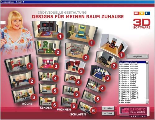 RTL 3D Software 2.0 - Einsatz in 4 Wänden