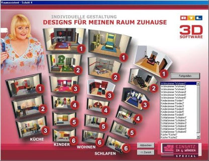 RTL 3D Software 2.0 - Einsatz in 4 Wänden