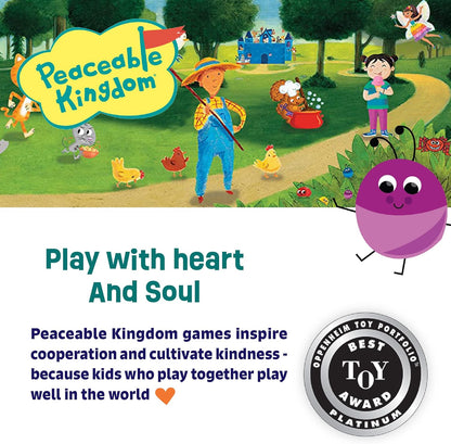 Peaceable Kingdom Snug as a Bug in a Rug cooperative game for little kids