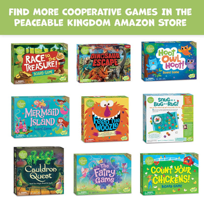 Peaceable Kingdom Dinosaur Escape Award Winning Cooperative Memory Game of Logic and Luck for 2 to 4 Kids Ages 4+